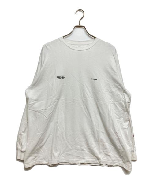 Graphpaper（グラフペーパー）Graphpaper (グラフペーパー) BENJAMIN EDGAR (ベンジャミンエドガー) L/S Oversized Tee ホワイト サイズ:SIZE Freeの古着・服飾アイテム