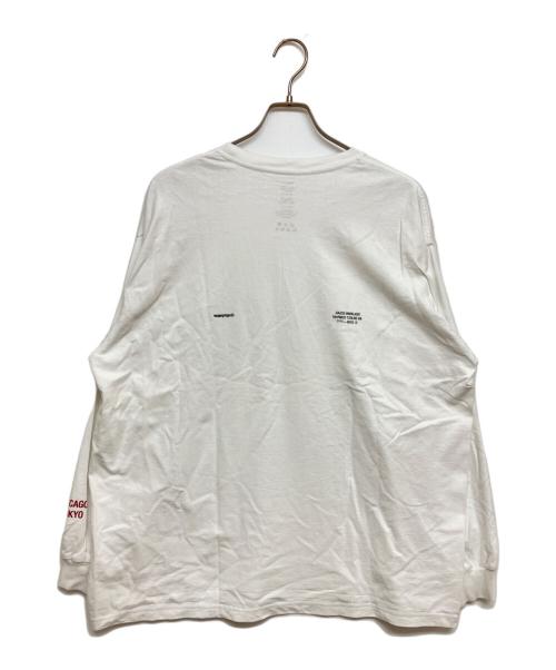 Graphpaper（グラフペーパー）Graphpaper (グラフペーパー) BENJAMIN EDGAR (ベンジャミンエドガー) L/S Oversized Tee ホワイト サイズ:SIZE Freeの古着・服飾アイテム