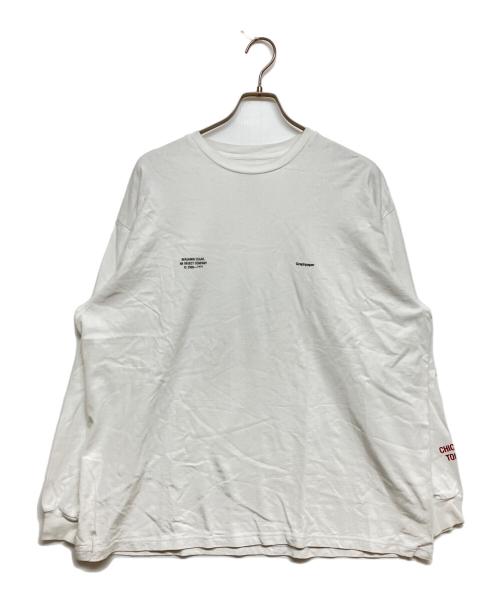 Graphpaper（グラフペーパー）Graphpaper (グラフペーパー) BENJAMIN EDGAR (ベンジャミンエドガー) L/S Oversized Tee ホワイト サイズ:SIZE Freeの古着・服飾アイテム