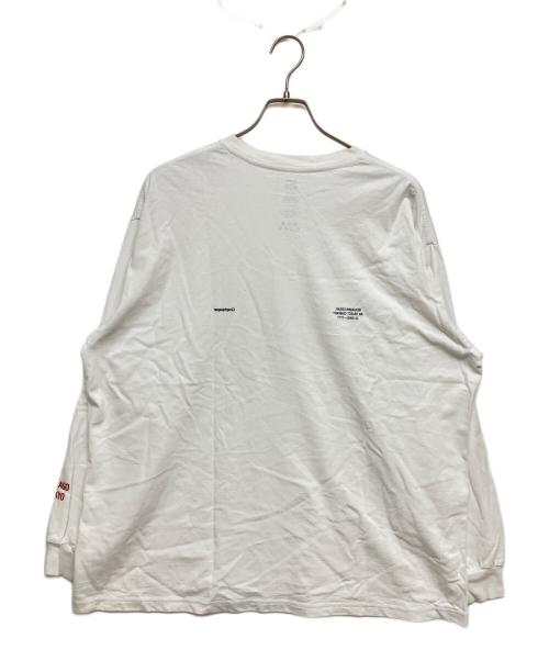 Graphpaper（グラフペーパー）Graphpaper (グラフペーパー) BENJAMIN EDGAR (ベンジャミンエドガー) L/S Oversized Tee ホワイト サイズ:SIZE Freeの古着・服飾アイテム
