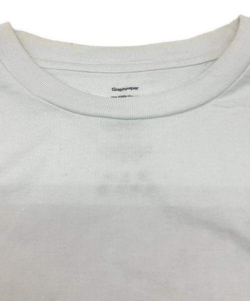 Graphpaper（グラフペーパー）Graphpaper (グラフペーパー) BENJAMIN EDGAR (ベンジャミンエドガー) L/S Oversized Tee ホワイト サイズ:SIZE Freeの古着・服飾アイテム