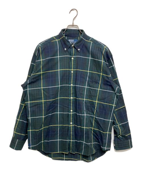 POLO RALPH LAUREN（ポロ・ラルフローレン）POLO RALPH LAUREN (ポロ・ラルフローレン) THE BIG シャツ グリーン サイズ:SIZE Mの古着・服飾アイテム