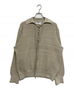中古・古着通販】YOHJI YAMAMOTO (ヨウジヤマモト) 切替ニット グレー