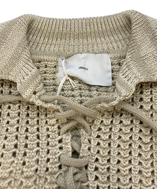 SUGARHILL（シュガーヒル）SUGARHILL (シュガーヒル) STRING KNIT PULLOVER ブラウン サイズ:SIZE1 未使用品の古着・服飾アイテム