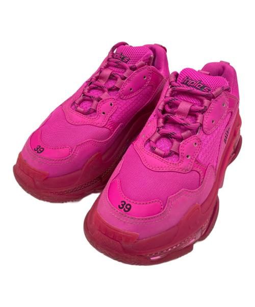 BALENCIAGA（バレンシアガ）BALENCIAGA (バレンシアガ) TRIPLE-S 544351 ピンク サイズ:USA 9の古着・服飾アイテム