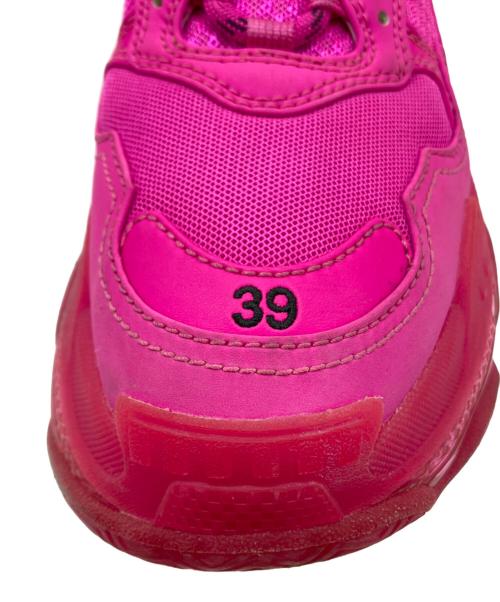 BALENCIAGA（バレンシアガ）BALENCIAGA (バレンシアガ) TRIPLE-S 544351 ピンク サイズ:USA 9の古着・服飾アイテム