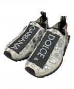 DOLCE & GABBANAドルチェ＆ガッバーナ）の古着「ロックスタッズ スニーカー  CK1641 AZ235」｜ホワイト×ブラック