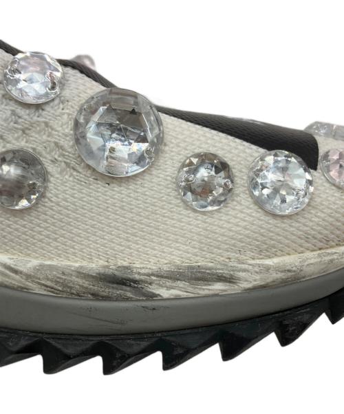 DOLCE & GABBANA（ドルチェ＆ガッバーナ）DOLCE & GABBANA (ドルチェ＆ガッバーナ) ロックスタッズ スニーカー  CK1641 AZ235 ホワイト×ブラック サイズ:SIZE 40の古着・服飾アイテム