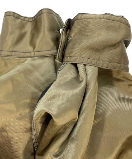 FenG CHen WANG（フェンチェンワン）FenG CHen WANG (フェンチェンワン) FCW DECONSTRUCTED NYLON PANELLED JACKET　FMF14JK32 カーキ×ネイビー サイズ:SIZE XSの古着・服飾アイテム