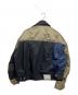 FenG CHen WANG (フェンチェンワン) FCW DECONSTRUCTED NYLON PANELLED JACKET　FMF14JK32 カーキ×ネイビー サイズ:SIZE XS：22000円