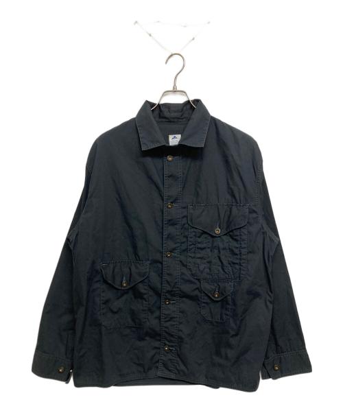 POST O'ALLS（ポストオーバーオールズ）POST O'ALLS (ポストオーバーオールズ) クルーザージャケット ブラック サイズ:SIZE Lの古着・服飾アイテム