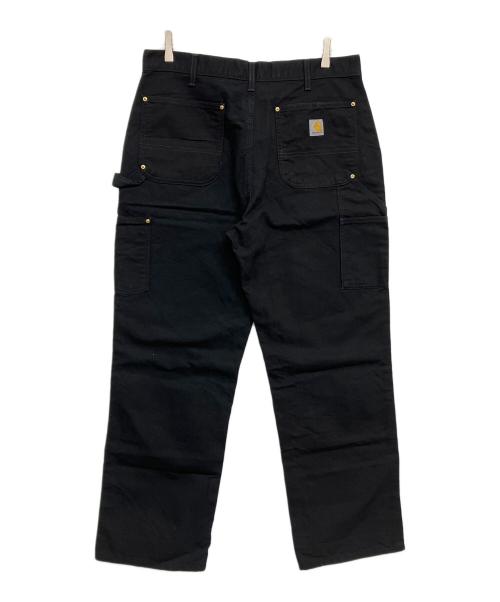 CarHartt（カーハート）CarHartt (カーハート) DOUBLE FRONT WORK DUNGAREE/ダブルニーワークパンツ ブラック サイズ:SIZE W36×L30の古着・服飾アイテム