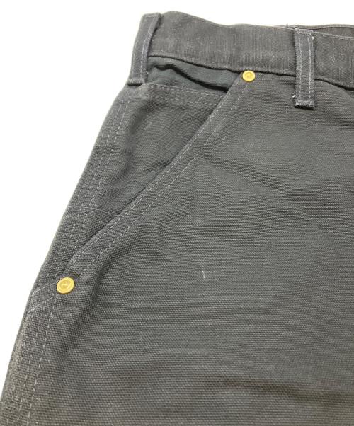 CarHartt（カーハート）CarHartt (カーハート) DOUBLE FRONT WORK DUNGAREE/ダブルニーワークパンツ ブラック サイズ:SIZE W36×L30の古着・服飾アイテム