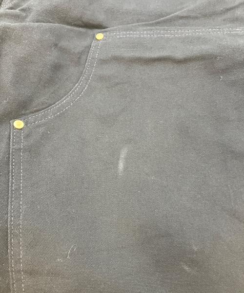 CarHartt（カーハート）CarHartt (カーハート) DOUBLE FRONT WORK DUNGAREE/ダブルニーワークパンツ ブラック サイズ:SIZE W36×L30の古着・服飾アイテム