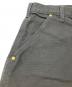 中古・古着 CarHartt (カーハート) DOUBLE FRONT WORK DUNGAREE/ダブルニーワークパンツ ブラック サイズ:SIZE W36×L30：16000円