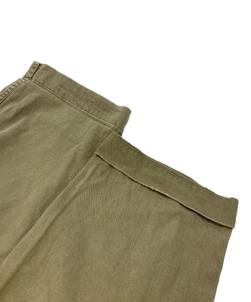 POLO RALPH LAUREN（ポロ・ラルフローレン）POLO RALPH LAUREN (ポロ・ラルフローレン) ヘリンボーントラウザーパンツ　MNBLBTMM4100082 カーキ サイズ:SIZE W32×L32の古着・服飾アイテム