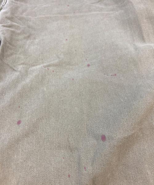 POLO RALPH LAUREN（ポロ・ラルフローレン）POLO RALPH LAUREN (ポロ・ラルフローレン) ヘリンボーントラウザーパンツ　MNBLBTMM4100082 カーキ サイズ:SIZE W32×L32の古着・服飾アイテム