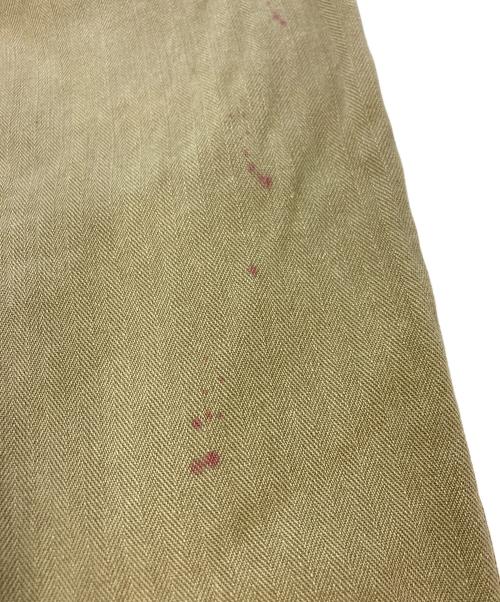 POLO RALPH LAUREN（ポロ・ラルフローレン）POLO RALPH LAUREN (ポロ・ラルフローレン) ヘリンボーントラウザーパンツ　MNBLBTMM4100082 カーキ サイズ:SIZE W32×L32の古着・服飾アイテム