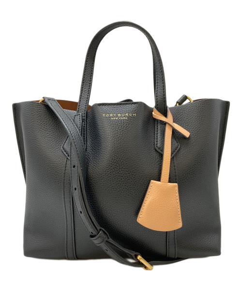 TORY BURCH（トリーバーチ）TORY BURCH (トリーバーチ) 2WAYバッグ ブラック サイズ:実寸参照の古着・服飾アイテム