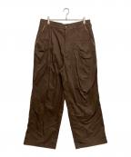 CAMIEL FORTGENSカミエルフォートヘンス）の古着「SUIT PANTS」｜ブラウン