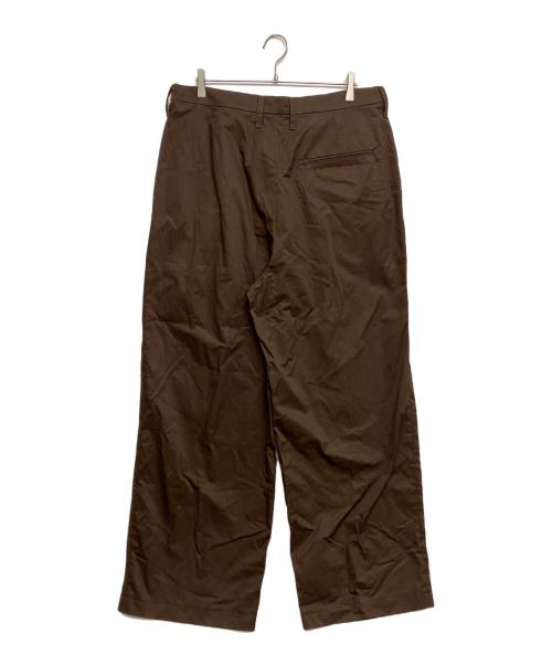 CAMIEL FORTGENS（カミエルフォートヘンス）CAMIEL FORTGENS (カミエルフォートヘンス) SUIT PANTS ブラウン サイズ:SIZE Lの古着・服飾アイテム