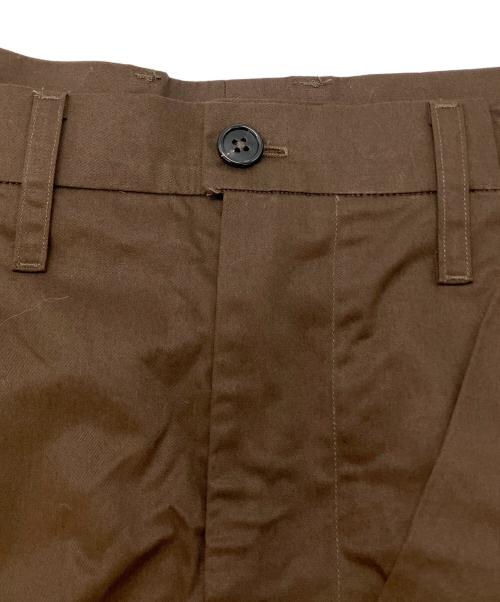 CAMIEL FORTGENS（カミエルフォートヘンス）CAMIEL FORTGENS (カミエルフォートヘンス) SUIT PANTS ブラウン サイズ:SIZE Lの古着・服飾アイテム