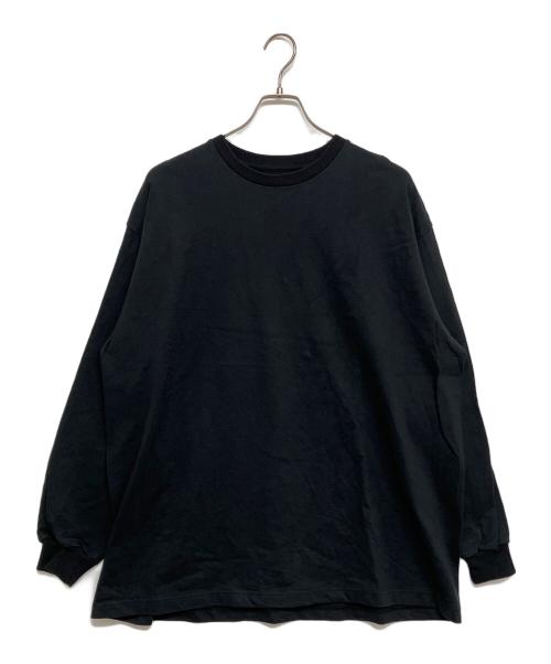 Graphpaper（グラフペーパー）Graphpaper (グラフペーパー) Heavy Weight L/S Oversized Tee ブラック サイズ:SIZE1の古着・服飾アイテム