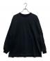 Graphpaper（グラフペーパー）の古着「Heavy Weight L/S Oversized Tee」｜ブラック