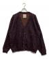 YOKE（ヨーク）の古着「4Color Mix Mohair Jacquard Cardigan」｜ブラウン