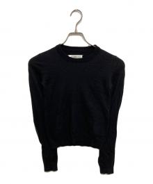 Maison Margiela（メゾンマルジェラ）の古着「エルボーパッチニット　S51HA0676」｜ブラック