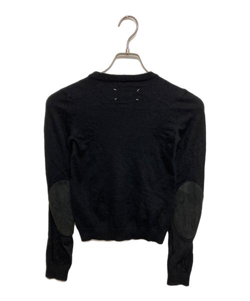 Maison Margiela（メゾンマルジェラ）Maison Margiela (メゾンマルジェラ) エルボーパッチニット　S51HA0676 ブラック サイズ:SIZE XSの古着・服飾アイテム