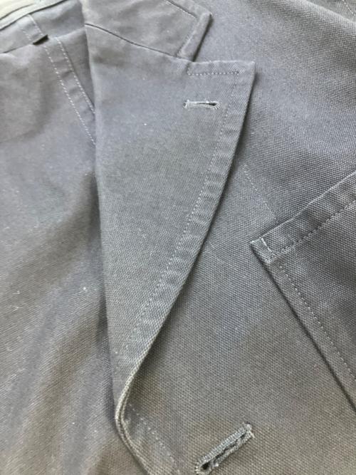 COMME des GARCONS HOMME（コムデギャルソン オム）COMME des GARCONS HOMME (コムデギャルソン オム) コットン3ボタンテーラードジャケット サイズ:SIZE Lの古着・服飾アイテム