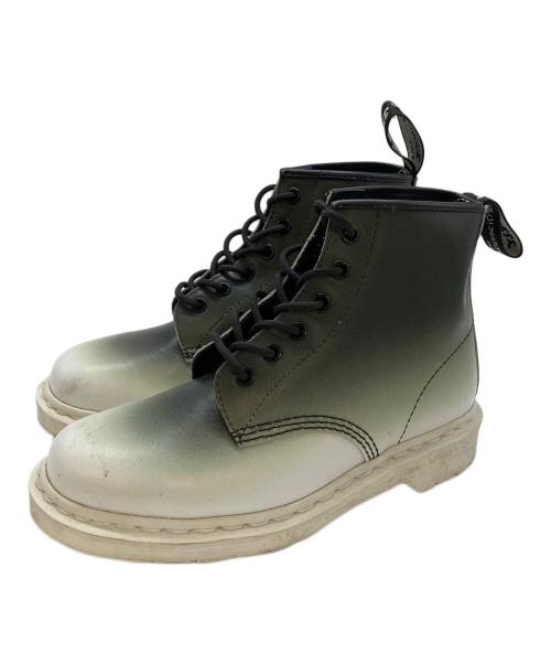 Dr.Martens（ドクターマーチン）Dr.Martens (ドクターマーチン) 6ホールグラデーションブーツ グリーン サイズ:SIZE UK7の古着・服飾アイテム