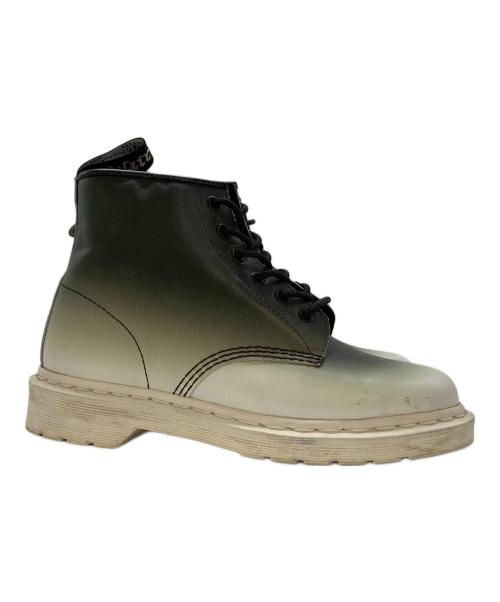 Dr.Martens（ドクターマーチン）Dr.Martens (ドクターマーチン) 6ホールグラデーションブーツ グリーン サイズ:SIZE UK7の古着・服飾アイテム