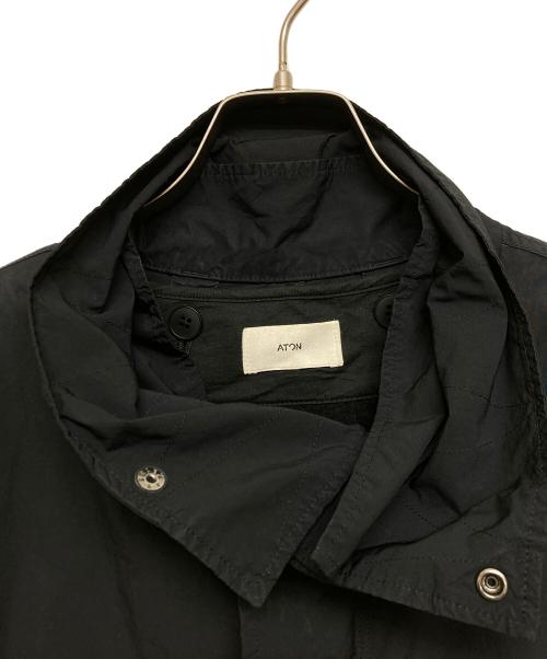 ATON（エイトン）ATON (エイトン) Air Weather Short Mods Coat　JKAGNW0800 ブラック サイズ:SIZE 04の古着・服飾アイテム