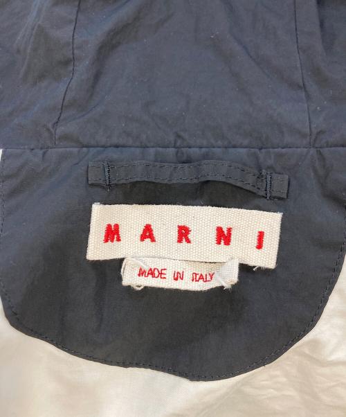 MARNI（マルニ）MARNI (マルニ) ポリエステルナイロンジップフーディ　JUMU0179SU UTP786 ブラック サイズ:SIZE44の古着・服飾アイテム