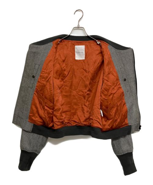 SUBLATIONS（サブレーションズ）SUBLATIONS (サブレーションズ) HERRINGBONE ADJUSTABLE MA-1　S141708 グレー サイズ:SIZE Freeの古着・服飾アイテム