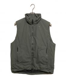 GOLDWIN（ゴールドウイン）の古着「GORE-TEX WINDSTOPPER Puffy Mil Vest / ゴアテックス ウィンドストッパー パフィー ミル ベスト　GL23344」｜カーキ