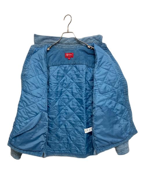 SUPREME（シュプリーム）SUPREME (シュプリーム) Quilted Corduroy Shirt ブルー サイズ:SIZE Sの古着・服飾アイテム