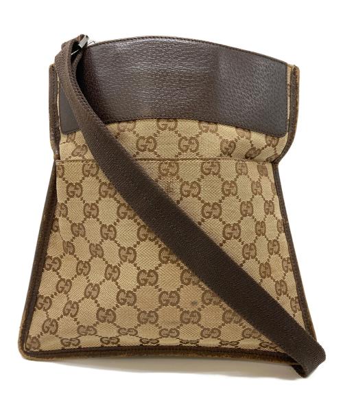GUCCI（グッチ）GUCCI (グッチ) ショルダーバッグ ブラウン サイズ:実寸参照の古着・服飾アイテム