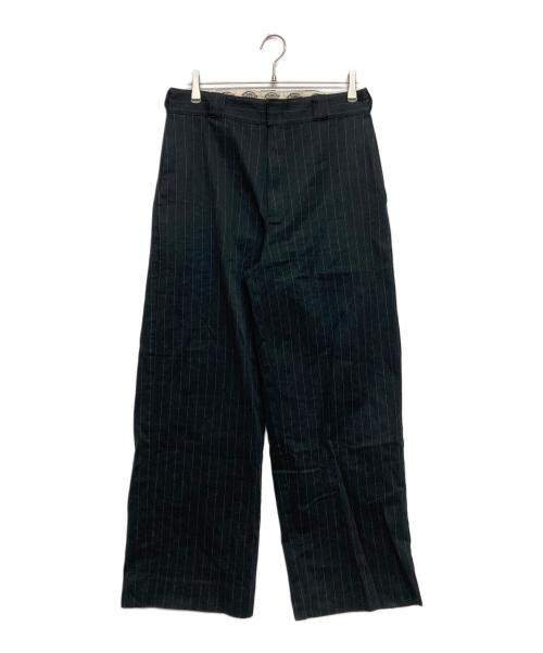 Dickies（ディッキーズ）Dickies (ディッキーズ) MONKEY TIME (モンキータイム) ストライプバギーパンツ　254M40MT01 ブラック サイズ:SIZE34の古着・服飾アイテム