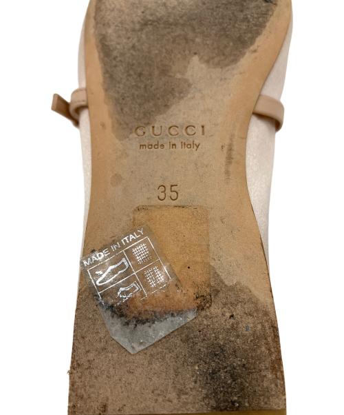 GUCCI（グッチ）GUCCI (グッチ) ホースビット フラットバレエシューズ ピンク サイズ:SIZE35の古着・服飾アイテム