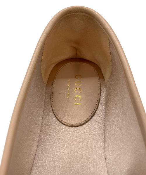 GUCCI（グッチ）GUCCI (グッチ) ホースビット フラットバレエシューズ ピンク サイズ:SIZE35の古着・服飾アイテム