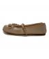 GUCCI (グッチ) ホースビット フラットバレエシューズ ピンク サイズ:SIZE35：25000円