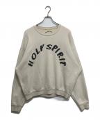 Sunday Service×Cactus Plant Flea Marketサンデーサービス×カクタスプラントフリーマーケット）の古着「Holy Spirit Crewneck」｜ベージュ