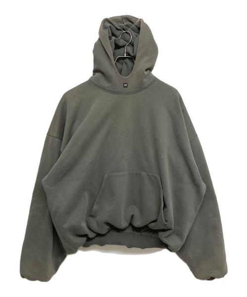 YEEZY GAP ENGINEERED BY BALENCIAGA（イージーギャップエンジニアードバイバレンシアガ）YEEZY GAP ENGINEERED BY BALENCIAGA (イージーギャップエンジニアードバイバレンシアガ) LOGO HOODIE グレー サイズ:SIZE Mの古着・服飾アイテム