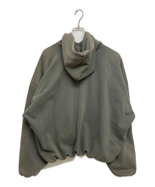 YEEZY GAP ENGINEERED BY BALENCIAGA（イージーギャップエンジニアードバイバレンシアガ）YEEZY GAP ENGINEERED BY BALENCIAGA (イージーギャップエンジニアードバイバレンシアガ) LOGO HOODIE グレー サイズ:SIZE Mの古着・服飾アイテム
