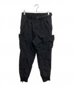 Y-3ワイスリー）の古着「CRINKLE NYLON CUFFED PANTS　IN8757」｜ブラック