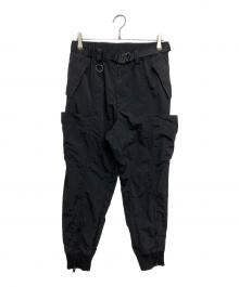 Y-3（ワイスリー）の古着「CRINKLE NYLON CUFFED PANTS　IN8757」｜ブラック
