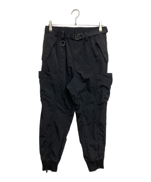 Y-3（ワイスリー）Y-3 (ワイスリー) CRINKLE NYLON CUFFED PANTS　IN8757 ブラック サイズ:SIZE Sの古着・服飾アイテム